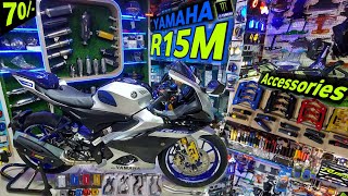 Yamaha R15M Accessories🔥 | Sports Bike Accessories | R15M Aftermarket Accessories #R15M #Accessories