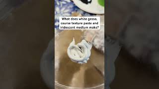 DIY snow paste #mixedmediatechniques