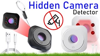 Spy Hidden Camera Detector 🔍 Mini Keychain | Find Out Infrared Spy Camera for Travel & Hotel Room