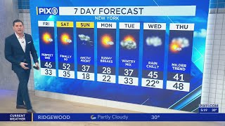 Weekend spring preview, then snow chance: NY, NJ