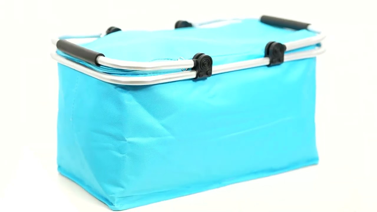 Green Cooler Basket Bag