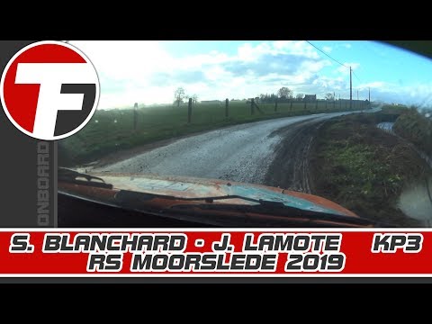 Onboard | S. Blanchard - J. Lamote | KP3 | RS Moorslede 2019