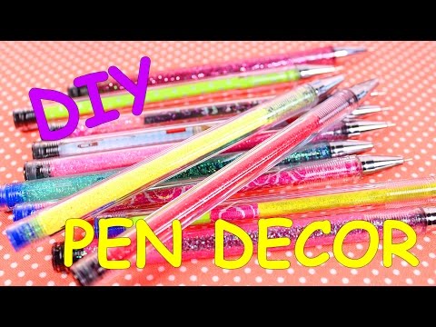 3 DIY Pen Decorations: Back to School