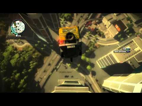 Just Cause 2 - Driving a Tuk Tuk Laa off a Skyscraper