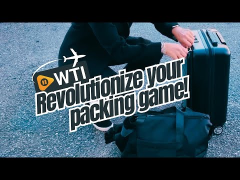 Carry On Luggage Set 3 Piece Hard Shell Suitcases Front Opening with TSA Lock Spinner Wheels (Black - WTI product video review
