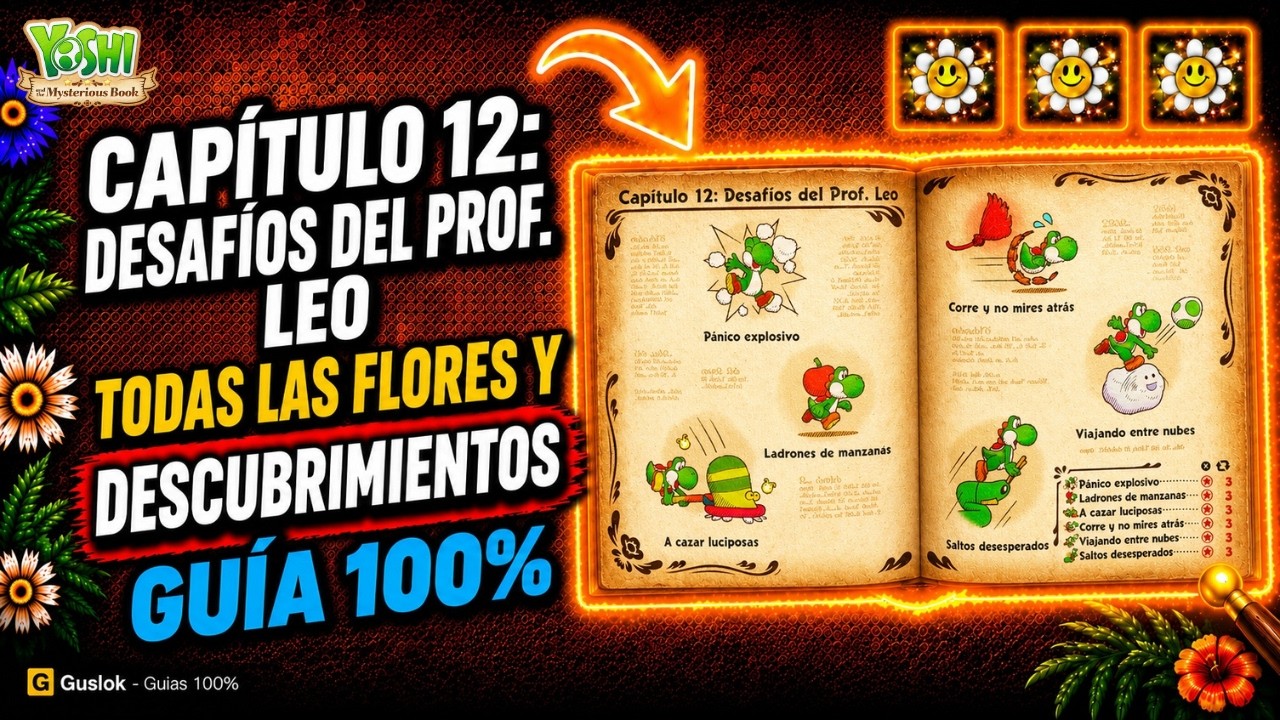 Capítulo 12 Todos Los Coleccionables 100% | Yoshi And The Mysterious Book