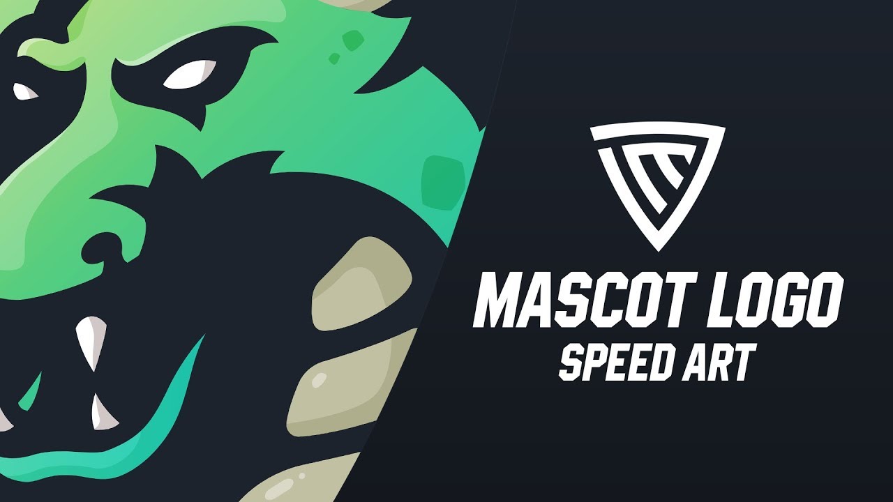 'Derpy' Dragon - Esports Mascot Logo - SPEED ART