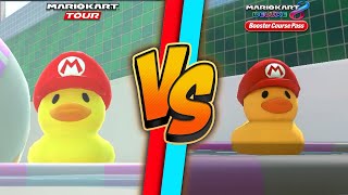 Squeaky Clean Sprint Graphics Comparison! (Mario Kart Tour VS MK8 Deluxe)