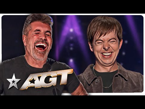 Simon CAN'T STOP LAUGHING at this HILARIOUS and CREATIVE Performance on America's Got Talent 2025!