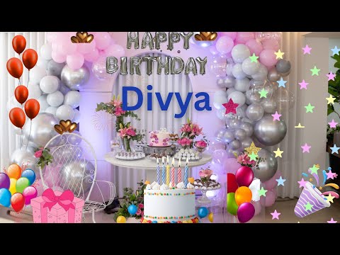 HAPPY birthday Divya || Best Birthday Party Song ||