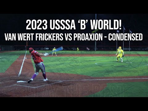 Van Wert Frickers vs Proaxion - 2023 'B' World Winners Final
