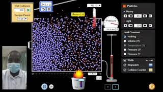 Gas Properties Simulation  | Science Experiment | Virtual Lab Simulation