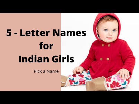 5 LETTER INDIAN GIRL NAMES | TOP 75 NAMES | PICK A NAME