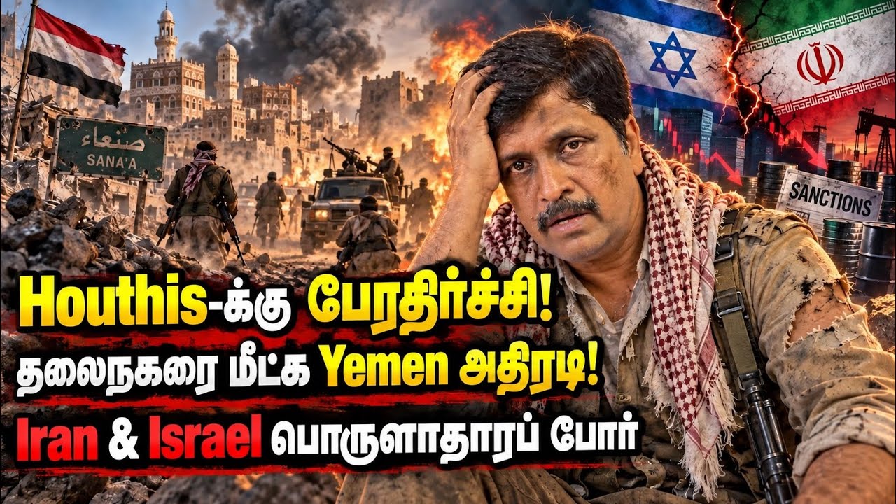 Houthis-க்கு பேரதிர்ச்சி தலைநகரை மீட்க Yemen அதிரடி! Iran & Israel பொ?