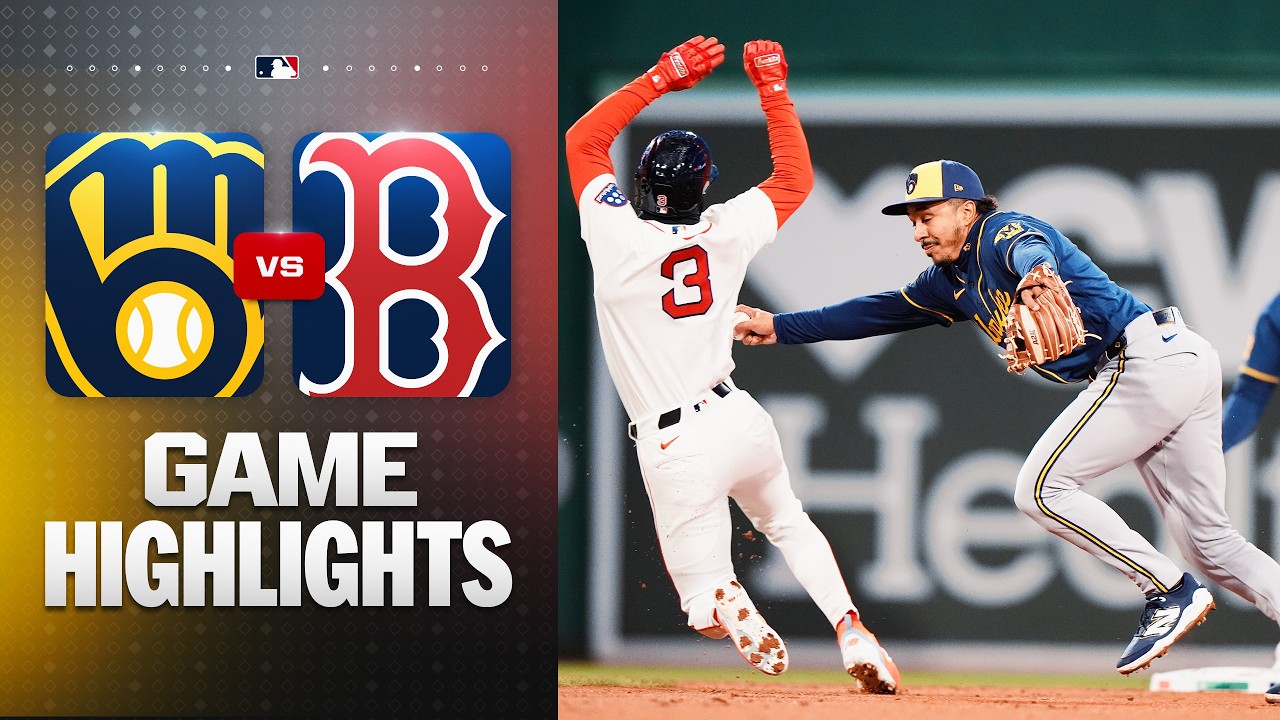 4월8일 보스턴 밀워키 MLB 하이라이트