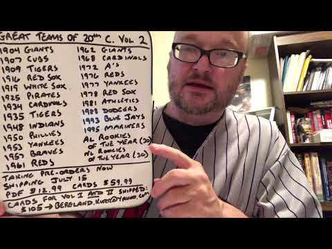 BREAKING NEWS: Pine Tar Baseball NEW RELEASE INFO—Great Teams of the 20th Century, Volume Two!