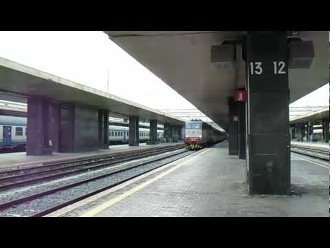 E656.091 in partenza con l' IC 707 Roma Termini - Taranto