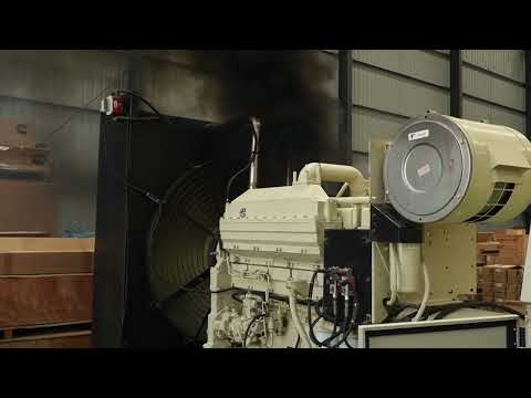 450KW Cummins Generator Set KTA19-G K19DM-T2-550HP Ignition Test