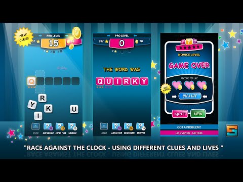 WORDFIX word scramble game Video