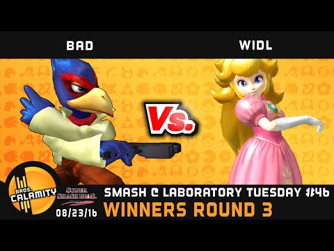 S@LT #46 | Bad (Falco) vs PL | Widl (Peach) - Winners Round 3 - Melee Singles