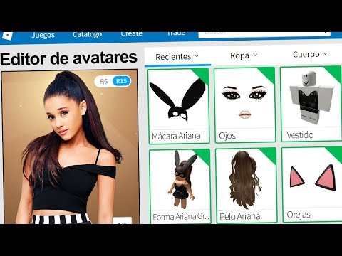 Creamos el PERFIL de ARIANA GRANDE en ROBLOX !! | Rovi23 Roblox
