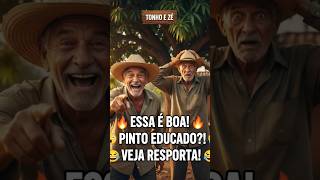 Tonho e Zé | Piada do Pinto Educado #comedia