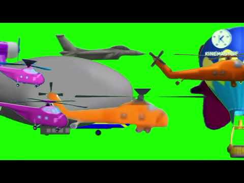 Bigger Aircraft Stampede Green Screen