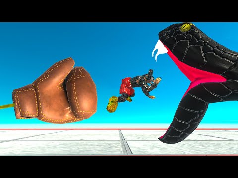 Challenging Parkour - Who Can Pass ? - Animal Revolt Battle Simulator