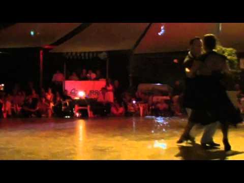  Lucila Cionci  and  Joe Corbata  are  dancing  at  Catania Tango Festival  in  2010