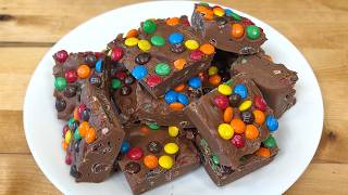 Easiest Fudge Ever in 5 Minutes | No Bake Holiday Treat Kids Love!