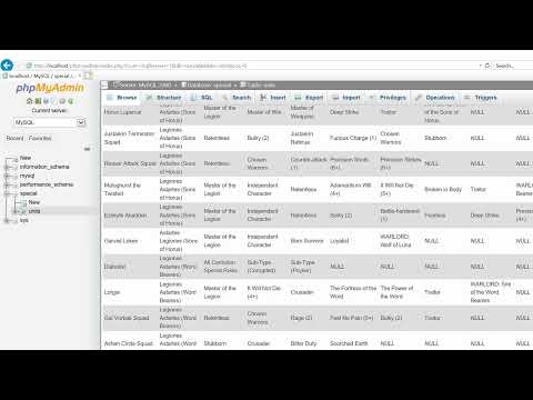 Horus Heresy and Database Design - Podcast