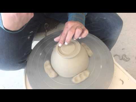How to trim a foot on a bowl