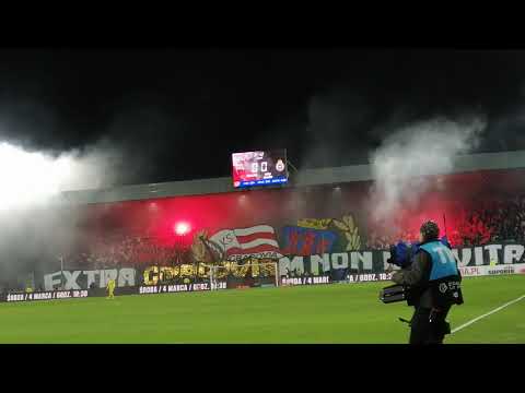 Piro Cracovii i oprawa na 199 derbach Krakowa (03.03.2020)