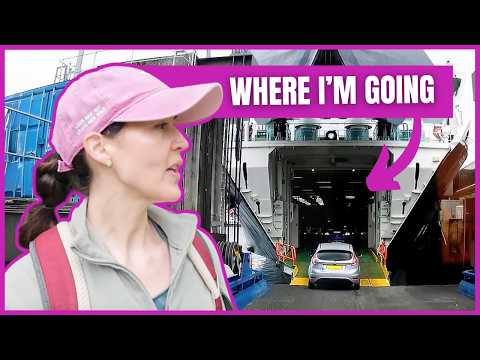 First SOLO FERRY TRIP with CARAVAN & DOG | Traveling to Scotland's Outer Hebrides (S4 Pt7) | VLOG 26