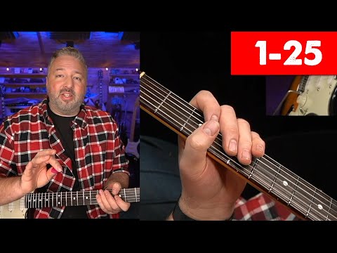 25 Short Blues Guitar Lessons: 1-25 (SRV, Clapton, Albert, B.B. King, Hendrix)