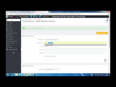 Prestashop Marketplace - Admin Making Transaction to Sellers