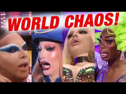 Drag Race Vs The World Franchise Being Messy CHAOS For 15 Minutes