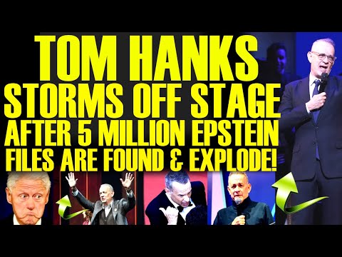 Tom Hanks RUNS OFF STAGE After 5 MILLION Epstein Files Found! & GETS CAUGHT Hiding BACKSTAGE!