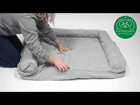 How To: Opening & Setting Up Furhaven Foam Dog Beds