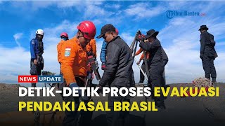 Detik-detik Dramatis Evakuasi Jenazah Pendaki Brasil di Rinjani, Guide Turun Langsung ke Jurang