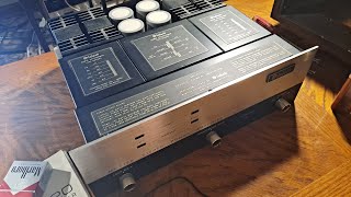 Video thumbnail for mclntosh 2120 power amp by Bose andfriends