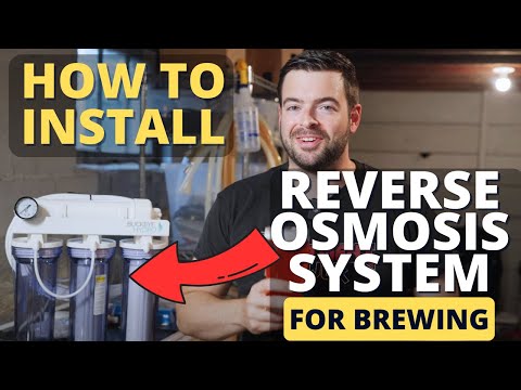 How to Get the BEST BREWING WATER AT HOME - Installing an RO SYSTEM