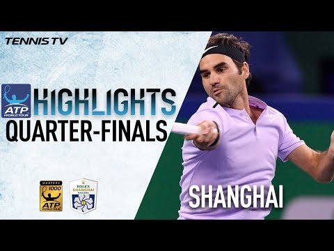 Highlights: Federer And Nadal Advance Into SF's In Shanghai 2017