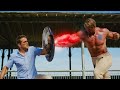 Chris Evans React To Captain America Shield Scene GUY vs DUDE but Hulk Lends Him A Hand  #FreeGuy