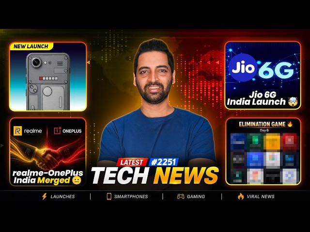 Nothing Phone (4b) Launch Date????,Jio 6G Launch????,realme-OnePlus Merged????,Two Wheeler Petrol Ban