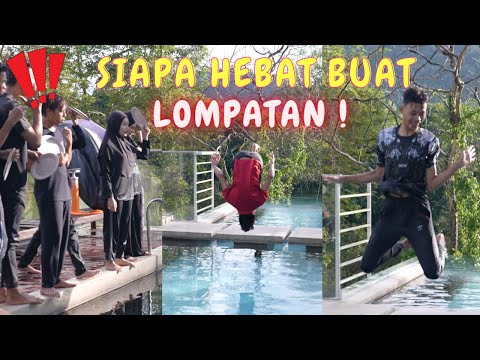 AMIR & RAHIM TERJUN KOLAM DENGAN GAYA !! SIAPA HEBAT BUAT LOMPATAN !