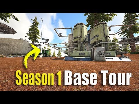 SEASON 1 BASE TOUR! ARK SMALL TRIBES PVP | Ark: Survival Evolved