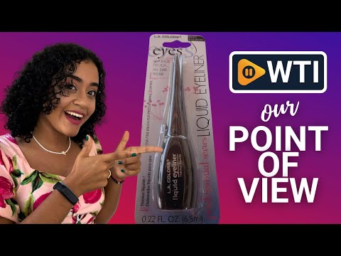 L.A. COLORS Liquid Eyeliner - Black/Brown (BLE431) - WTI product video review