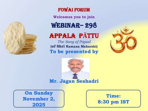 298--APPALA PĀTTUThe Song of Pāpad(of Shri Ramana Maharshi)