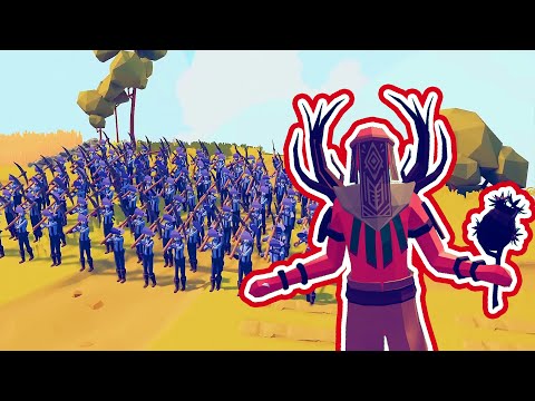 WHITCH DOCTOR vs 100x UNIT ALL FACTION - Totally Accurate Battle Simulator | TABS